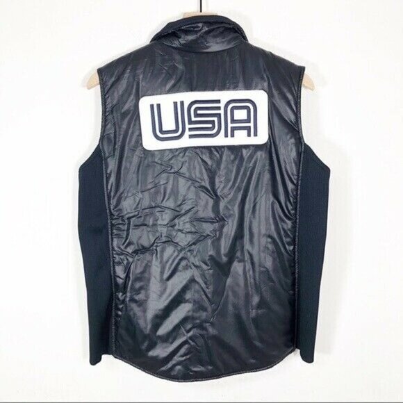 Roots 2006 USA Paralympic Puffer Vest Large Olympic Stretch Sides Women's - Picture 2 of 7